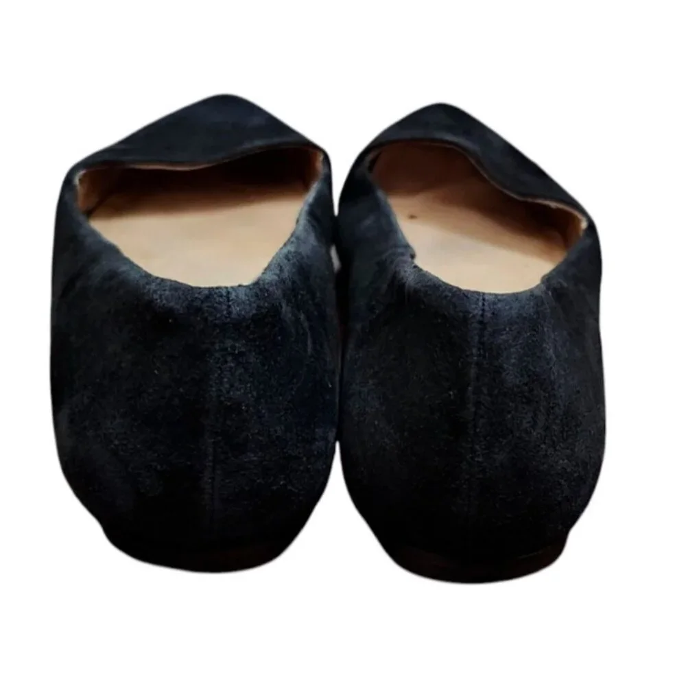 Madewell Womens Lizbeth Leather/Suede Pointed Toe Loafer Flats Shoes Size 9.5